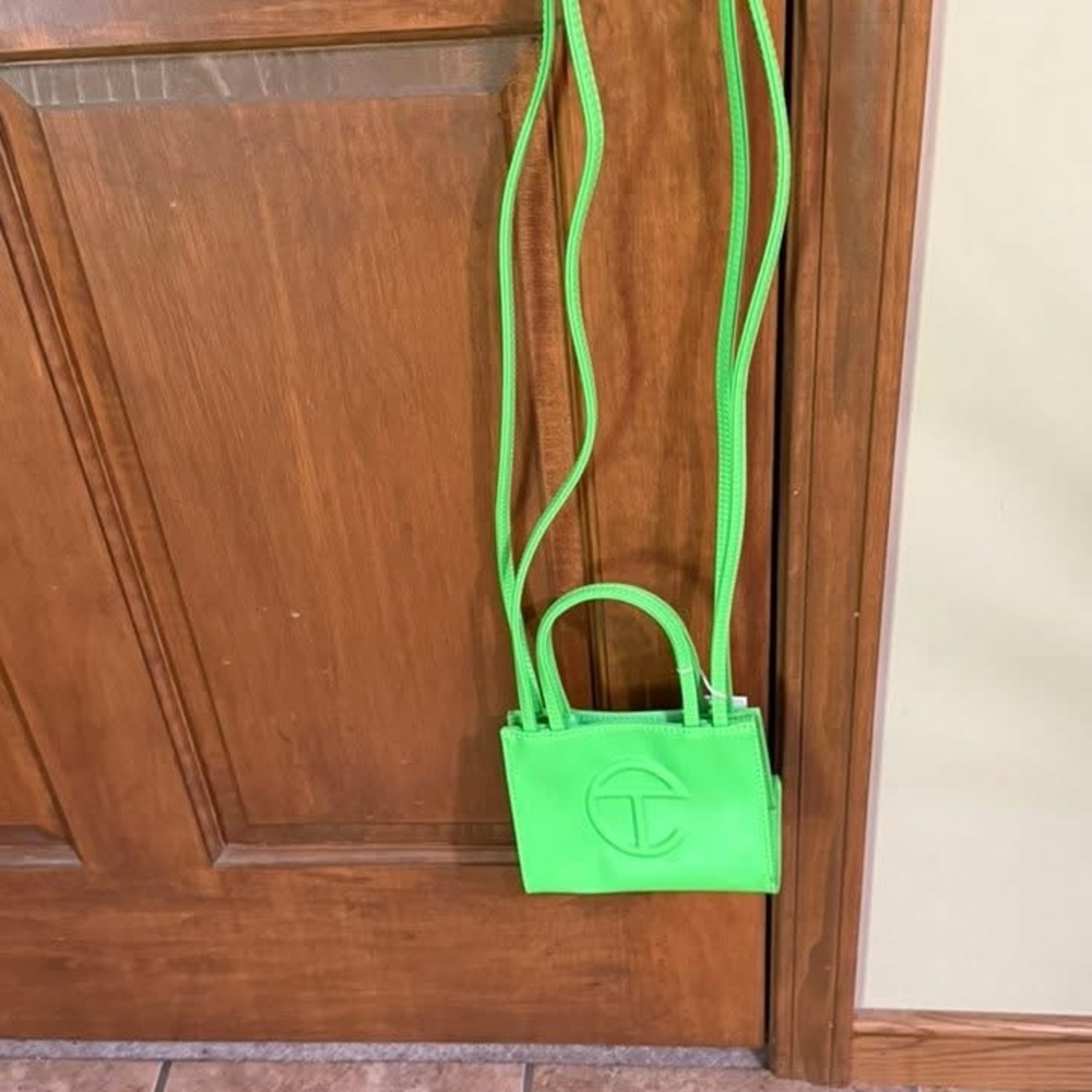 Telfar Neon Green Mini Bag